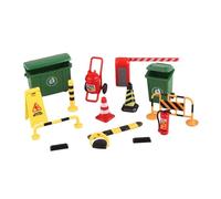 wisoolkic Mini Poubelle de tri colorée pour Un Jeu éducatif et ludique Qui Encourage Les Enfants à Apprendre Le tri des déchets et à Trier Leurs ordures ménagères. , 15 pièces , 15 x 13 x 8 cm