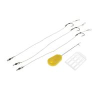 wisoolkic Montages de pêche à la Carpe prêts à l'emploi, arrêts d'appâts bouillettes Haute sensibilité, changements de Montage Rapides pour la pêche la Carpe et en Eau