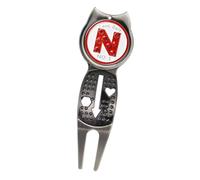 wisoolkic Outil de réparation de divots Golf à Pointes faciles à Utiliser avec Marque-Balle Bonus, Outil réparation divots Golf, magnétique détachable pour la Fourche