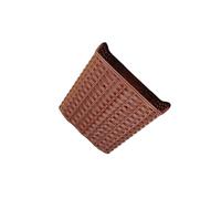 wisoolkic Panier de vélo en rotin synthétique de, idéal pour faire les courses et transporter des animaux lors vos balades à vélo. Panier fixe pour vélos