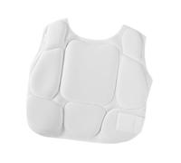 wisoolkic Pectoral de karaté offrant robustesse et légèreté, Essentiel pour Les entraînements Longs. pour la Boxe thaï, Le Taekwondo et Le Muay-thaï, Blanc, M