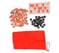 wisoolkic Pièces de Bingo Russe avec des numéros faciles à Lire. Idéal pour s'amuser en Famille et Passer d'excellentes soirées Entre Amis. Activités manuelles, Bricolage, Jeux Traditionnels pour Les