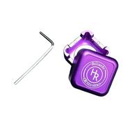 wisoolkic Porte-Craie de Billard en Aluminium de qualité supérieure, boîte Rangement légère pour Craie, Organisateur Portable et Facile à Transporter. Porte-Craie, Violet, 2.95 x 2.95 cm