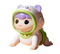 wisoolkic Poupée électrique d'éveil pour Tout-Petits, Jouet Mignon à Grimper et à Explorer. Sons et activités ludiques et interactives. 6-12 Mois.