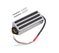 wisoolkic Pour Micro de guitare électrique six cordes facile à installer, petit Pour micro avec capot en laiton, optimise les performances de la guitare.