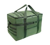 wisoolkic Sac de Transport pour Barbecue, Sac de Transport Polyvalent pour la randonnée, Le Barbecue, Le à, 81 L, Kaki, 53L Vert