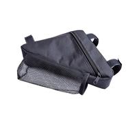 wisoolkic Sacoche de cadre de vélo compacte avec fermeture éclair résistante, style triangle, pour vélos route et VTT, étanche, avec câble USB.