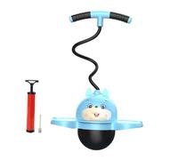 wisoolkic Sauteur à balles avec Pompe pour Les garçons et Les Filles - Complément Parfait pour activités de Plein air et l'entraînement à l'équilibre -, Lapin Bleu, 38 x 90 cm