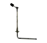 wisoolkic Support de cymbale en métal avec pince à cliquet, bras extensible et réglable, pour batterie et percussions. Positionnement facile. Compatible avec les batteries