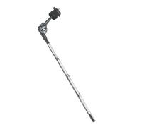 wisoolkic Support de cymbale en métal avec pince à cliquet, réglable et extensible, durable et léger, pour batterie standard, Direction unique, 1.25 x 4.6 cm