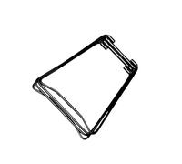wisoolkic Support Pliable pour glacière, Robuste et Pliable, idéal pour la Cuisson au Barbecue, Couleur Argent. Taille M, Noir, L