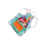 wisoolkic Tablier 3D pour Enfants : découverte des Organes du Corps Humain, Outil pédagogique Stimulant l'intérêt pour l'anatomie, Peinture et Cuisine. , Rose , 30.8 x 35.7 cm