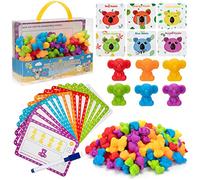 Wisplye Jouet Montessori Mathématiques Bébé, 72 pièces Couleur Comptage et Tri Numéros Assorties, Éducatif Préscolaire Apprendre, Cadeau pour Enfant Cadeau Garcon 3 4 5+ Ans