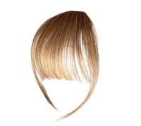 Wispy Bangs Barrette à cheveux à clip pour femme avec frange humaine Girlfriend Sisters Bangs with Temples Extensions de cheveux quotidiennes pour photographie, rendez-vous