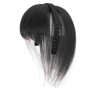 Wispy Bangs Fringe Postiches pour femmes Frange incurvée pour un usage quotidien Frange multicolore Naturel Plat soigné