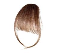 Wispy Bangs Pince à cheveux à clipser sur le front avec de vrais cheveux humains | Photographie pour rencontres Couvre les cheveux clairsemés Postiche quotidiens pour sœurs et amies