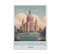 Wissembourg France,Puzzles pour Adultes 1000 Pièces Puzzles pour Adultes pour Enfants Puzzle en Papier Ados Jeux Éducatifs Anti-Stress Jouet Cadeau(50x70cm)-ET70