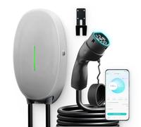 WISSENERGY Borne de Recharge Véhicules Électrique 7,4 KW Type 2 avec APP | Monophasé | 6-32A | Wallbox 7 kW, RCD Type B 30mA AC + 6mA DC, Chargeur Voiture Electrique pour BEV/PHEV, IP66, 3*6mm²