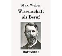 Wissenschaft Als Beruf