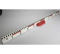 Wissner 160300.M00 Aimant professionnel pour décimètre, 100 cm, plastique RE, blanc - Version Allemande