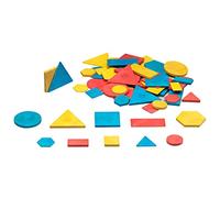 WISSNER® Blocs logiques aktiv lernen – 60 pièces en carton – RE-Wood®