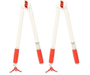 WISSNER® AKTIV lernen - Compas pour Tableau avec 3 Pieds rotatifs en Plastique Blanc - RE-Plastic® (Lot de 2)