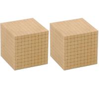 WISSNER® AKTIV lernen - Cube Mille - RE-Wood® (Lot de 2)