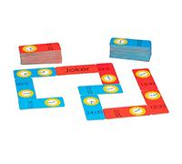 WISSNER- Time Domino Jeu éducatif pour Enfants pour Apprendre à Lire l'heure en Jouant, fabriqué à partir de Carton recyclé, 200095.IMP, Standard