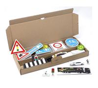 WISSNER AKTIV lernen - Ensemble de Panneaux de signalisation étendus, 124 pièces magnétiques en MAG-Pap ° dans Une boîte avec Instructions