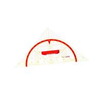 WISSNER® AKTIV lernen - Equerre 45° Angle Droit 60 cm Transparente magnétique