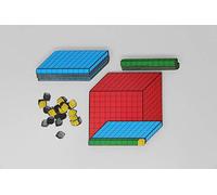 WISSNER® aktiv lernen - Set de calcul décimal magnétique 3D, 54 pces en bte carton - MAG-Pap°