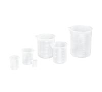 WISSNER® aktiv lernen - Set de récipients de mesure, avec graduations, 6 pièces - RE-Plastic®