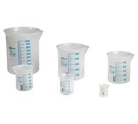 WISSNER® aktiv lernen - Set de récipients de mesure, avec graduations, 6 pièces - RE-Plastic®