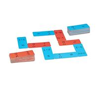 WISSNER® Domino Apprendre activement – Addition et Soustraction Espace numérique 20 Bleus/Rouges