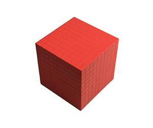 Wissner GmbH 039589.k00 Cube Jouet éducatif, Rouge