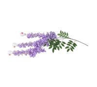 Wisteria Flower Bird Feeder, Facile à Nettoyer Réaliste et Délicieuse Fleurs de Soie en Plastique Pratiques Qui sont Utilisées Loin pour la Véranda (Purple)