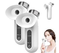 Wistie Dry Eye Steamer, Wistie Steam Therapy Wand - Instant Relief for Dry Eyes, Portable Rechargeable Eye Steam with 6 Soothing Modes & 3 Adjust Temperature for Home, Office & Travel (2 Pcs)