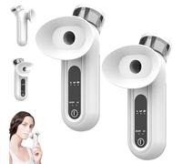 Wistie Dry Eye Steamer, Wistie Steam Therapy Wand, Portable Rechargeable Eye Steam with 6 Soothing Modes & 3 Adjust Temperatur, for Home, Offices, Travel (2 Pcs)