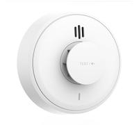 Wisualarm Alarme détecteur de chaleur pour cuisine, batterie scellée 10 ans, peut être mutée à distance, gros bouton muting et test, conforme à BS 5446 (alarme de chaleur autonome)