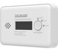 Wisualarm DHI-HY-GC20C Détecteur de dioxyde de carbone interconnectable à pile(s) Gaz détecté monoxyde de carbone