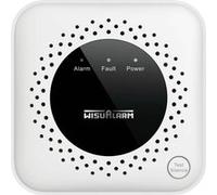 WisuAlarm GA40A Détecteur de gaz Gaz naturel - Fonction relais - 230V - Détecteur de gaz sur secteur - Alarme gaz - Détecteur G
