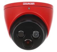 Wisualarm HY-FT431LDP-TD1F4-MB Caméra réseau de détection de flamme Eyeball 4 Mpx