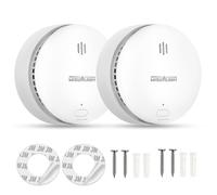 Wisualarm Smoke Alarm 10-Year Replaceable Battery DHI-HY-SA20A 2pcs