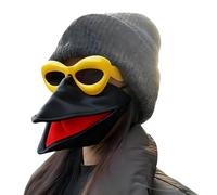 Wisylizv Animal Face Cover | Handmade Headgear with Sunglasses | Animal Talking Face Cover Set | For Men Women Party Festival Music Carnival Masquerade Events Photoshoots Theater Stage