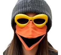 Wisylizv Animal Face Cover | Handmade Headgear with Sunglasses | Animal Talking Face Cover Set | For Men Women Party Festival Music Carnival Masquerade Events Photoshoots Theater Stage