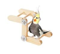 Wisylizv Bird Ladder | Wooden Natural Interactive Adjustable Games | Little Bird Escalade Ladder | For Conure Chicken Playground Outdoor Indoor Patio Inside Hammock Window Balconies Garden