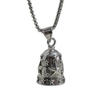 Wisylizv Cloche d'équitation en en Forme d'étoile en Relief Robuste | Porte-clés Cloche de Moto, pour croisière Longue Distance, trajets urbains, Week-End, Tourisme, garçons, Adolescents