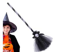 Wisylizv Costume de sorcière pour fille - Costume de sorcière féerique pour fille - Accessoire de sorcière pour de 3 à 12 ans - Pour Halloween, fête costumée, fête à thème, jeu de rôle