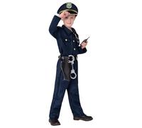 Wisylizv Costumes pour enfant - Déguisement de policier - Costume de cosplay - Pour - Carnival Themed Party Stage Performance Holiday Gathering School Event