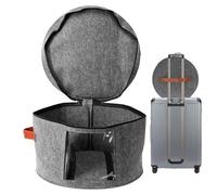 Wisylizv Cowboy Hat Box - Peluche Folding Hat Box With Zipper | Storage Bin With Handle Portable HatContainer For Scarves Towels Sheets Gants Underwear